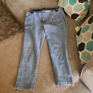 Michael Kors vintage Gray skinny jeans sz 10